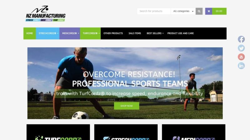 Sports Manufacturing eCommerce