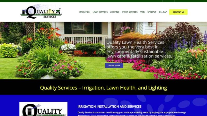 Lawn Care Web Design